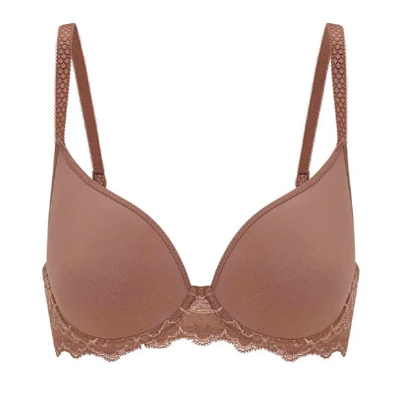 Simone Perele Caresse Spacer Plunge Bra | COCO BROWN