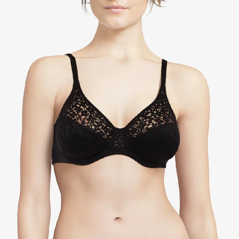 Chantelle Norah Comfort Black Smooth Unlined Bra 13F1