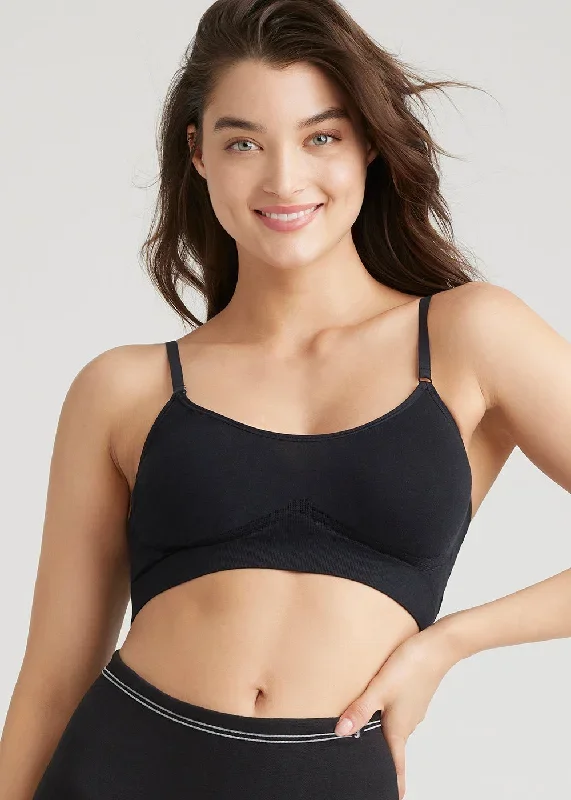 Convertible Scoop Neck Unlined Bralette - Outlast Seamless