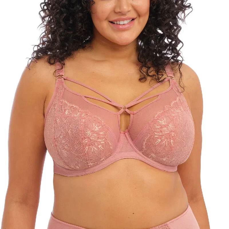 Elomi Brianna Ash Rose Unlined Strappy Plunge Bra 8080