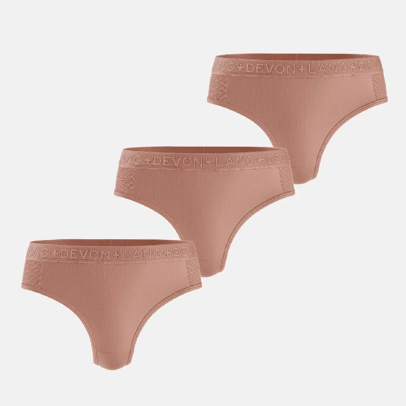 Katrina Everyday Thong - Multi-Packs - Skin Bronze