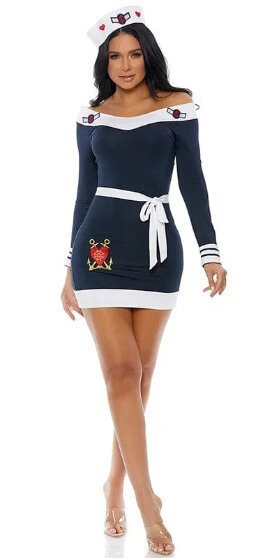 Sexy Ahoy Sailor Halloween Costume