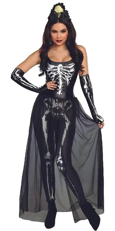 Sexy Bare Bones Babe Skeleton Women's Costume