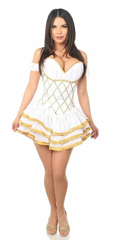 Sexy Deluxe Steel Boned Greek Goddess Corseted Dress