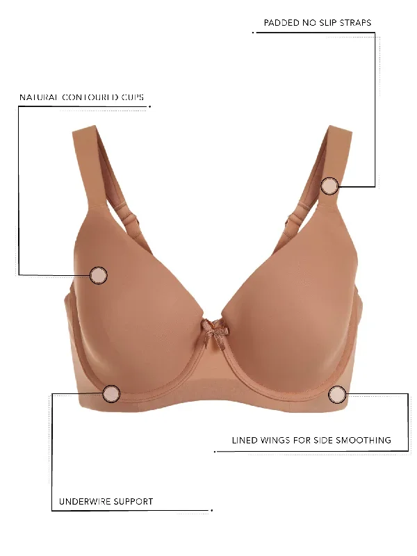 The Brigitte Classic - Underwire T-Shirt Bra