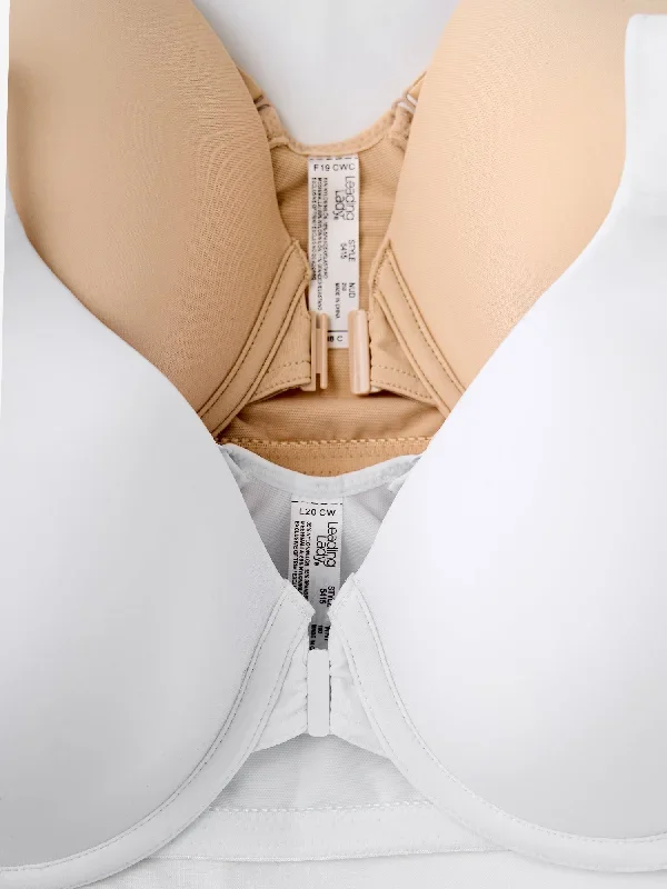 The Brigitte Racerback - Front-Closure Underwire T-Shirt Bra