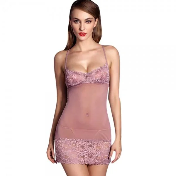 underwear-lace-bra-perspective-dress-with-g-string-light-purple